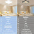 LED Deckenleuchte Flach & Dimmbar 24 W 3CCT mit Fernbedienung